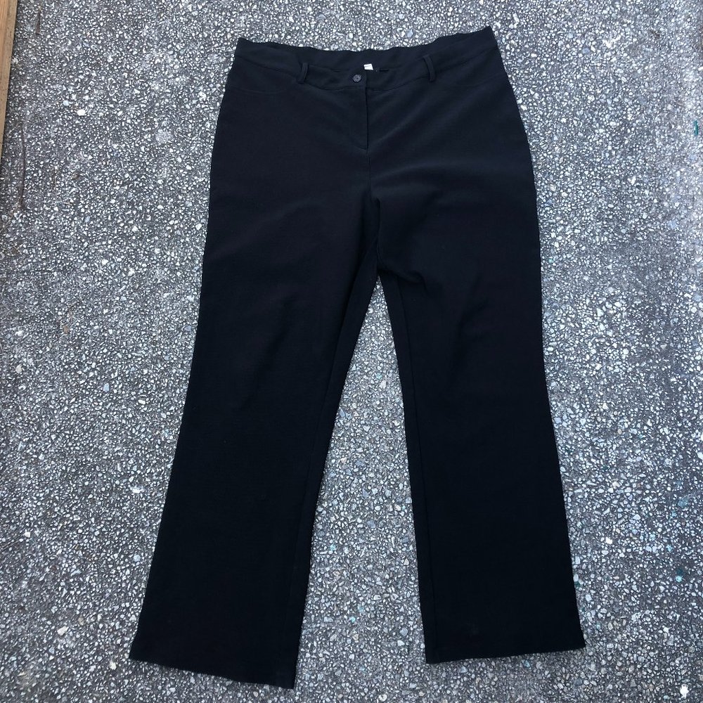 Perseption Woman business casual black dress pants